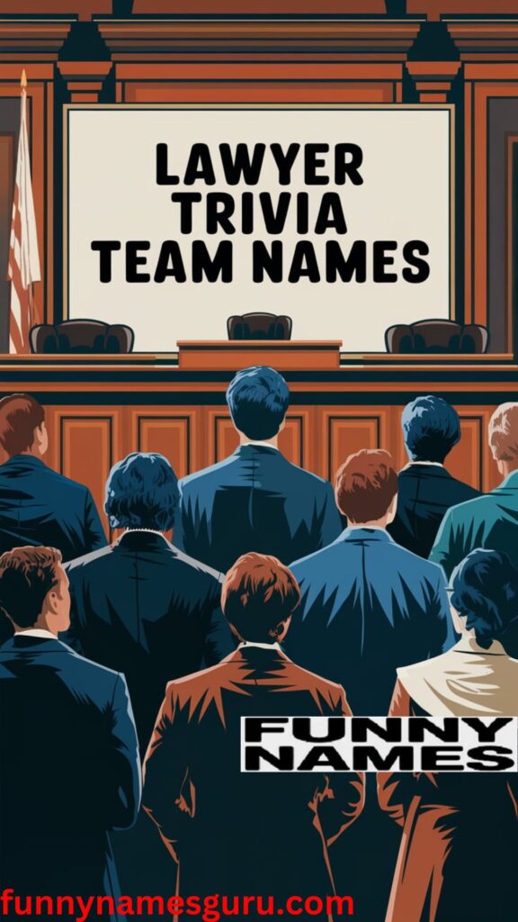 Lawyer Trivia Team Names