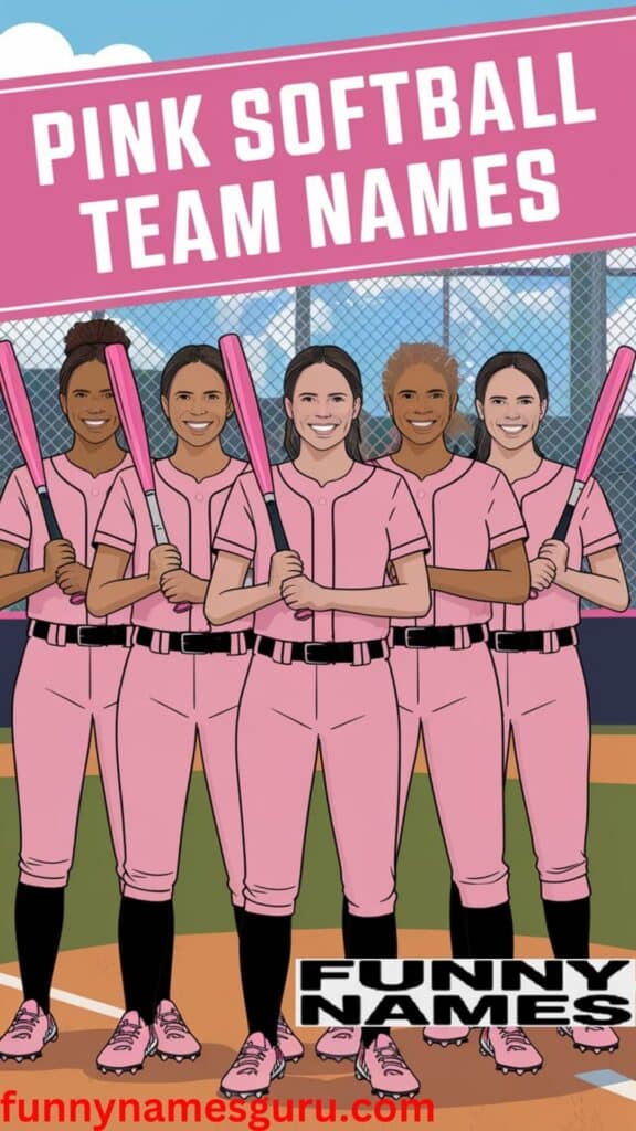 Pink Softball Team Names