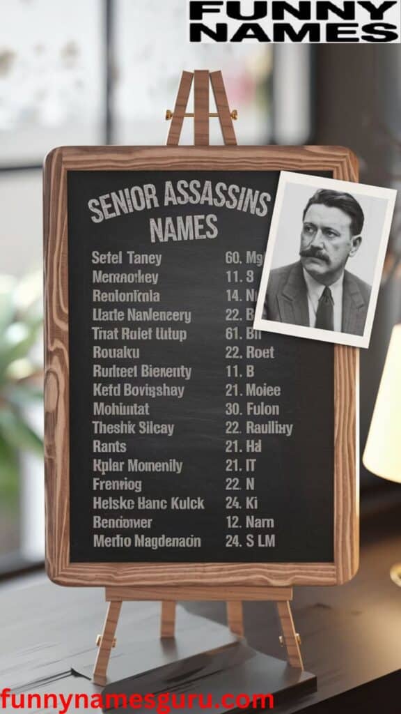 Senior Assassin Names