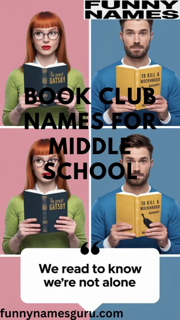 Book Club Names for Middle School