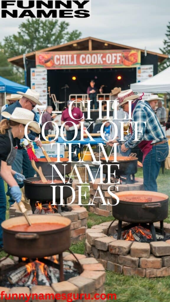 Chili Cook Off Team Name Ideas