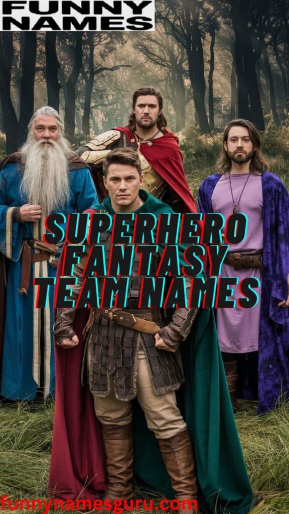 Superhero Fantasy Team Names