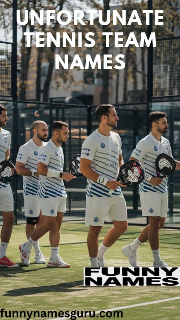 Unfortunate Tennis Team Names