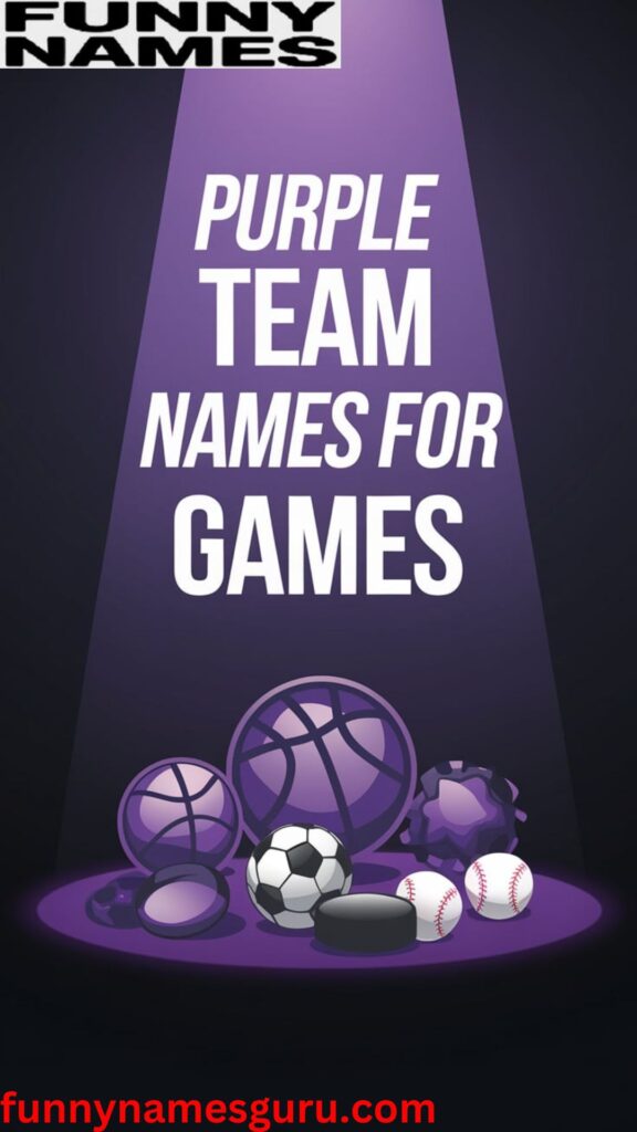 Purple Team Names for Games