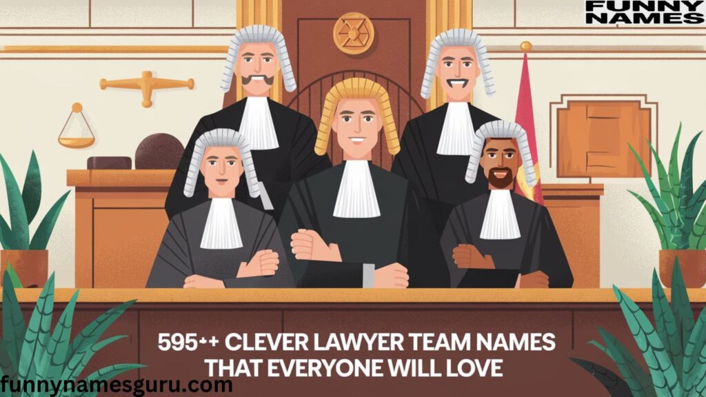 595+ Clever Lawyer Team Names