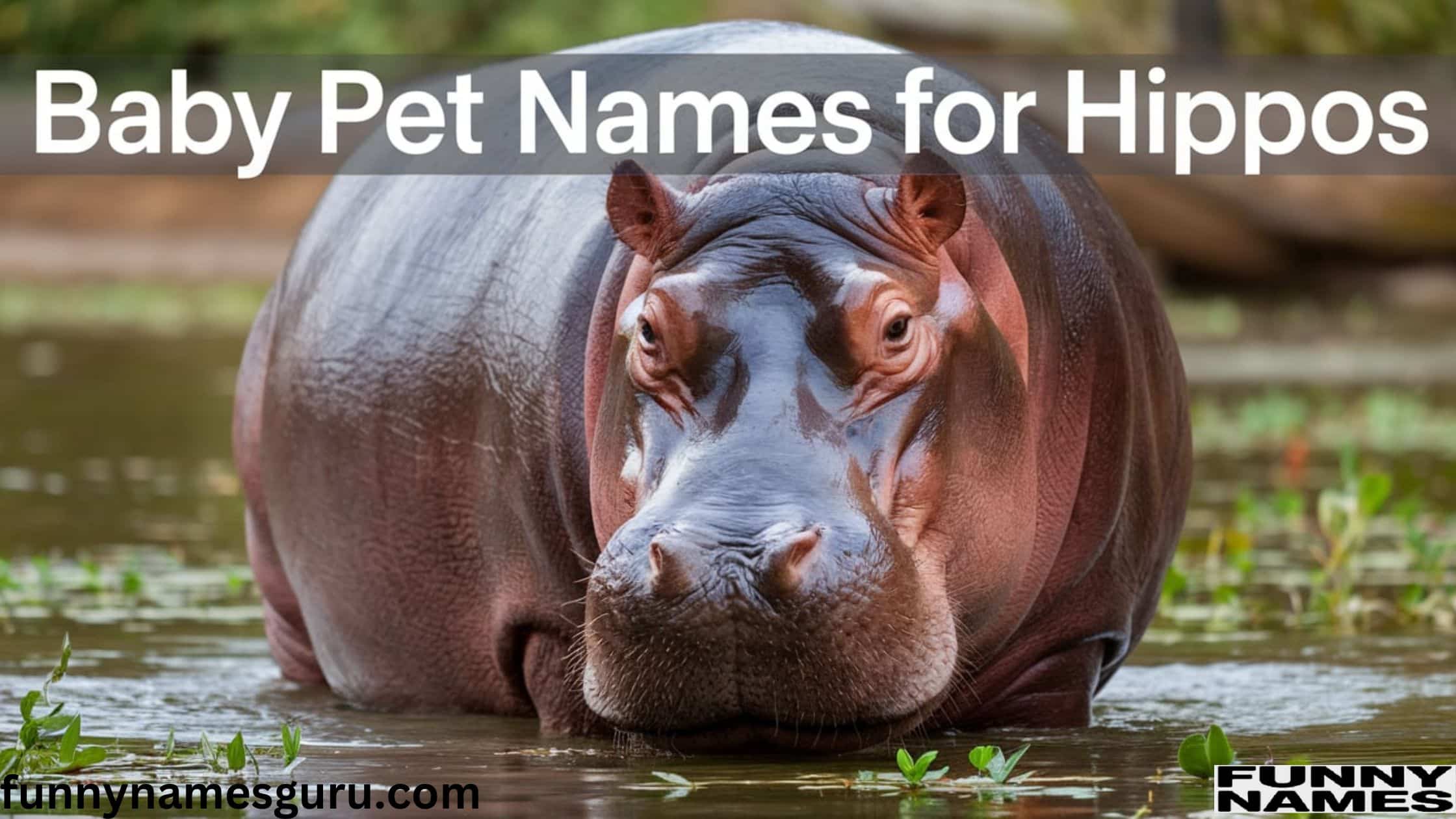 Baby Pet Names for Hippos