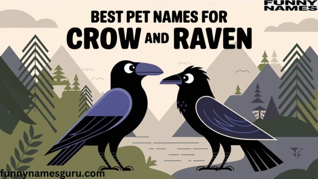 Best Pet Names for Crow and Raven