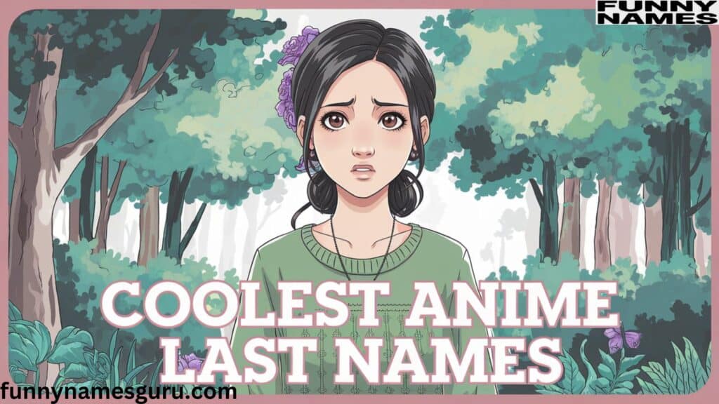 Coolest Anime Last Names