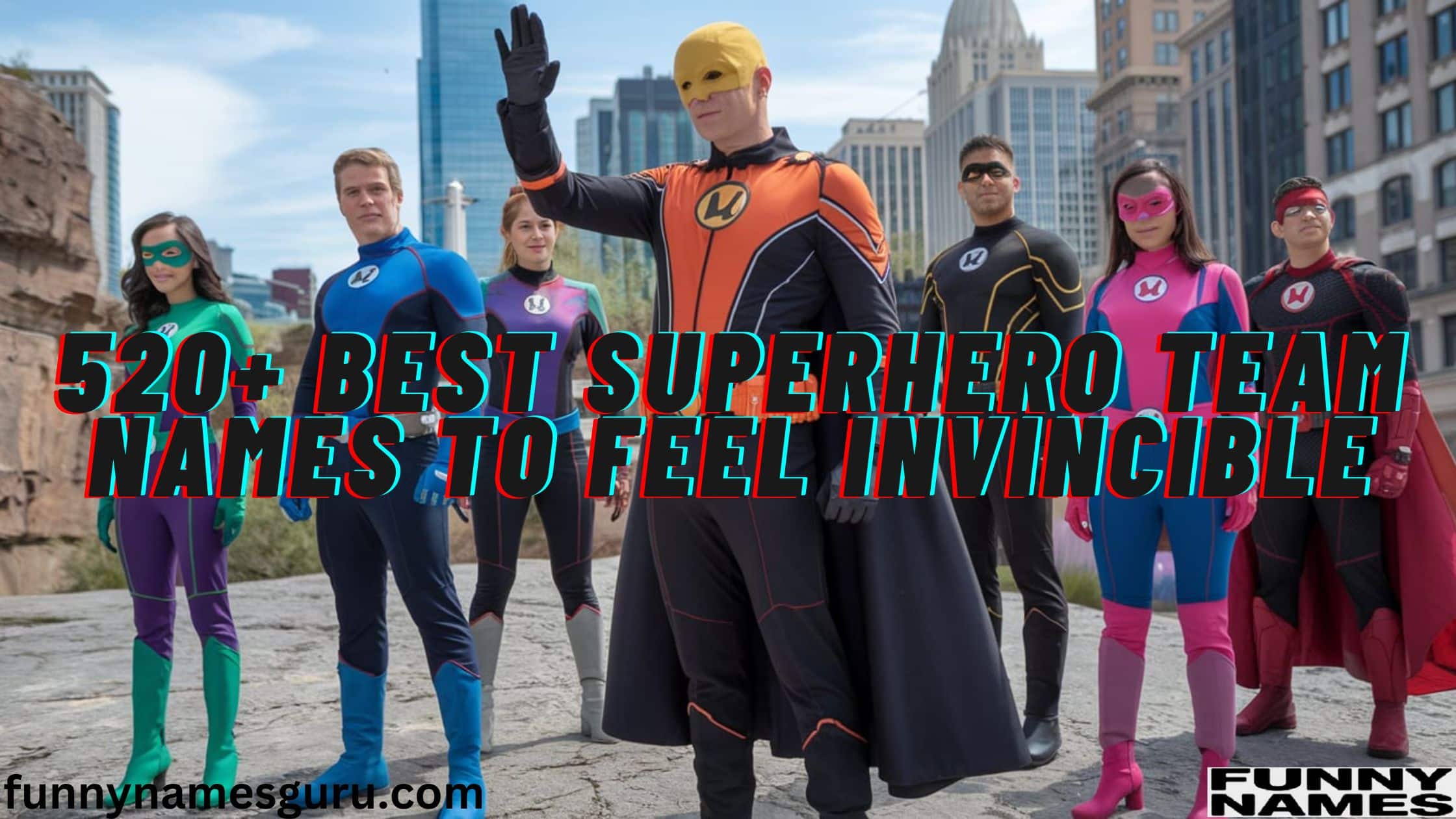 520+ Best Superhero Team Names