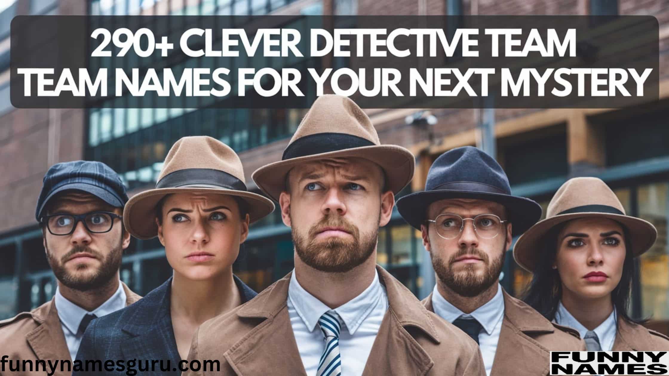 290+ Clever Detective Team Names