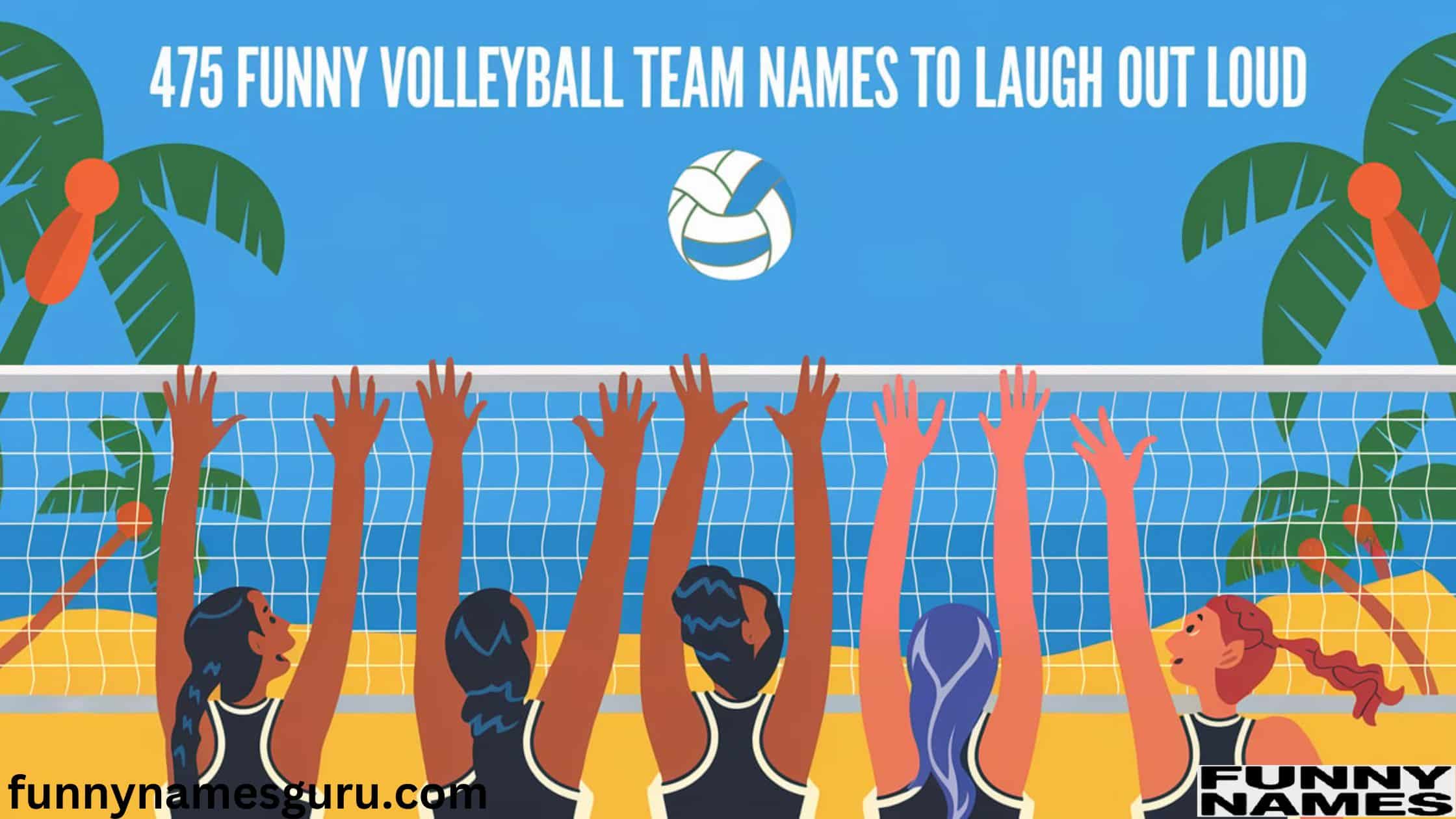 475 Funny Volleyball Team Names