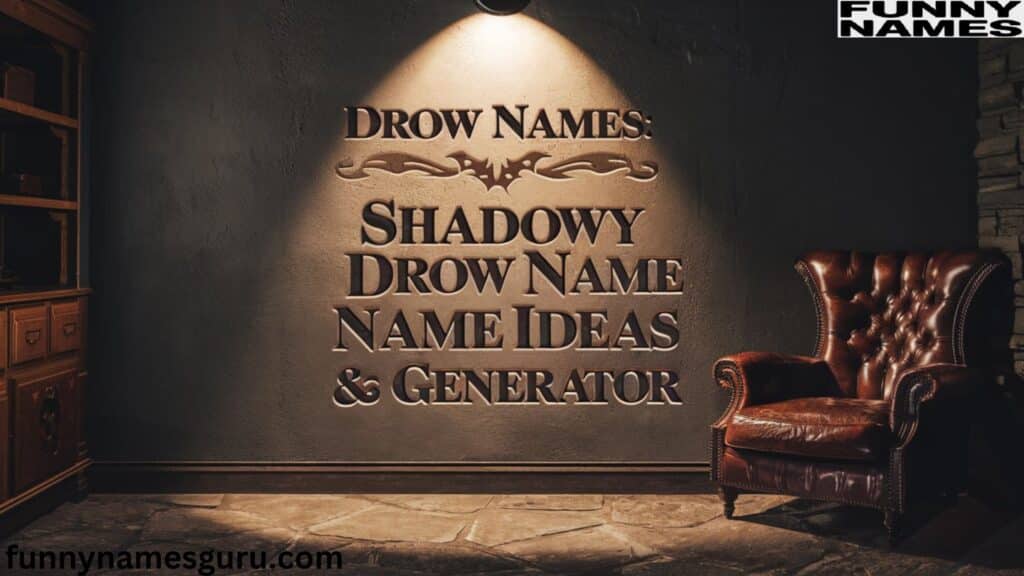 Drow Names