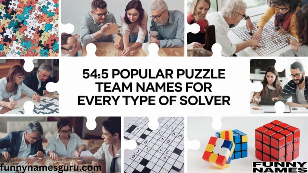 Puzzle Team Names