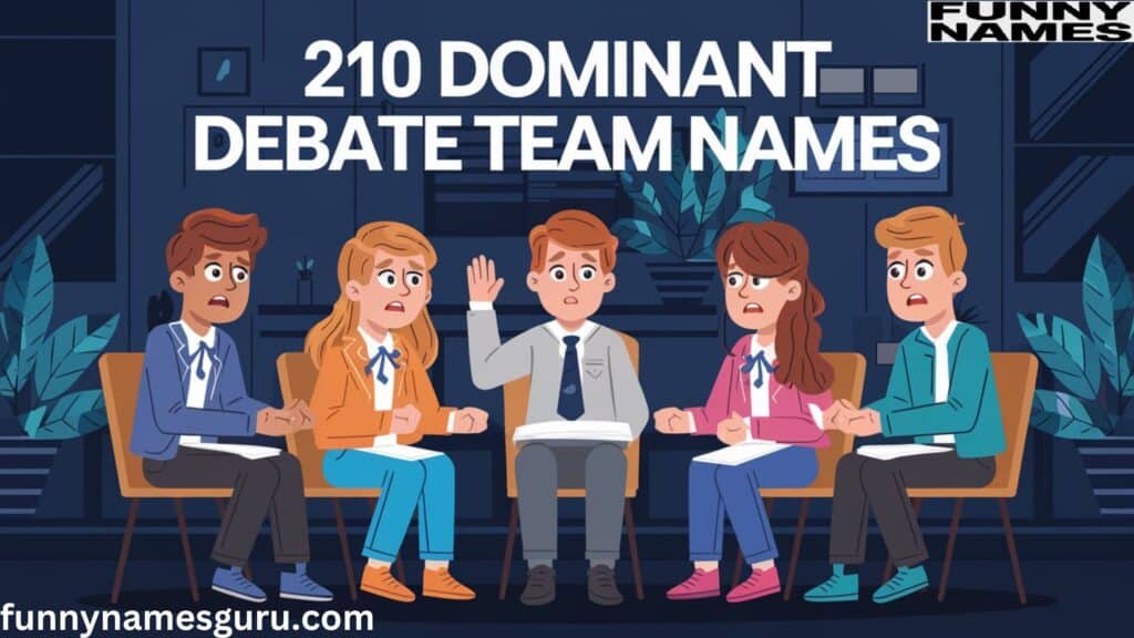 210 Dominant Debate Team Names