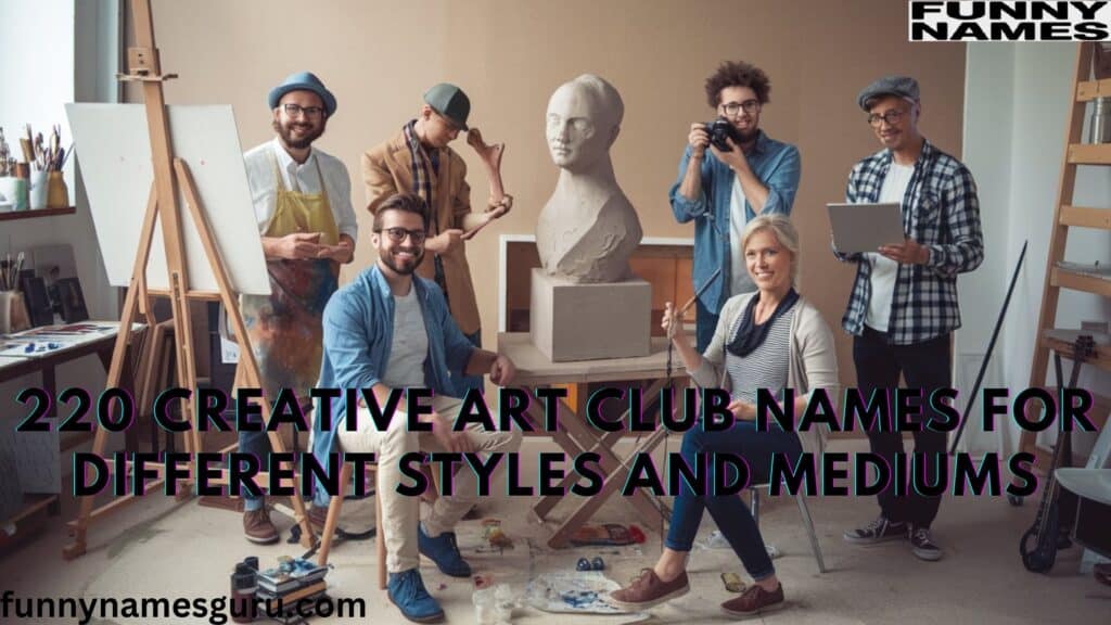 220 Creative Art Club Names For Different Styles And Mediums