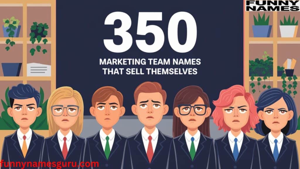 350 Marketing Team Names That Sell Themselves