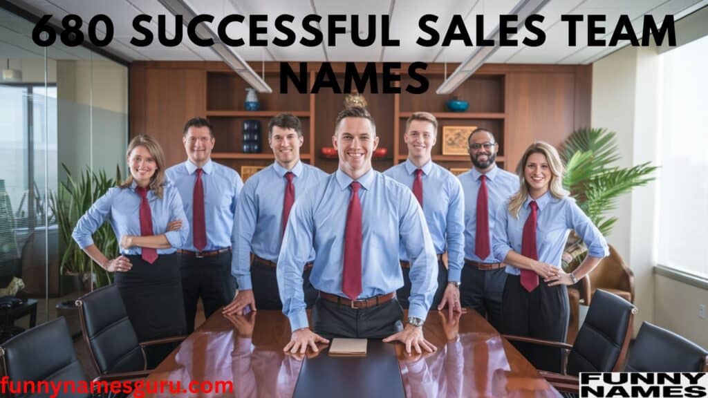 680 Successful Sales Team Names