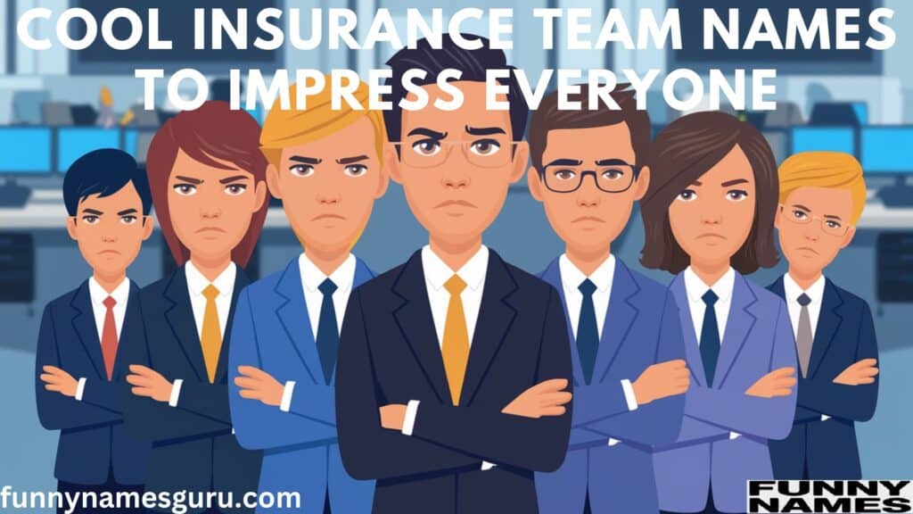 Cool Insurance Team Names to Impress Everyone