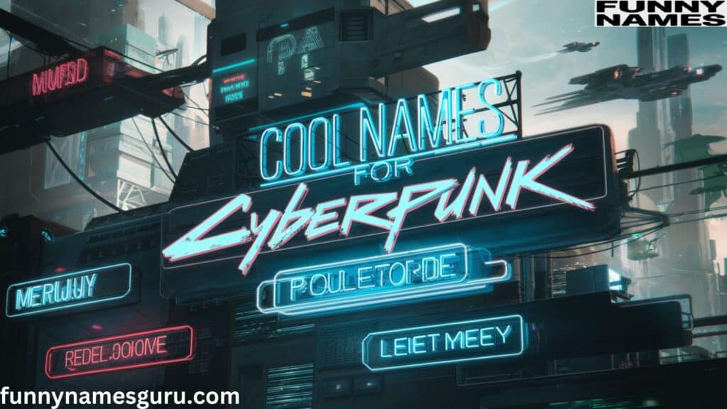 Cool Names for Cyberpunk