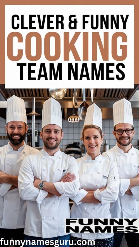 Clever & Funny Cooking Team Names