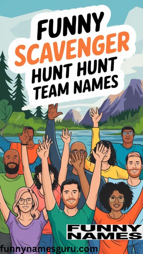 Funny Scavenger Hunt Team Names