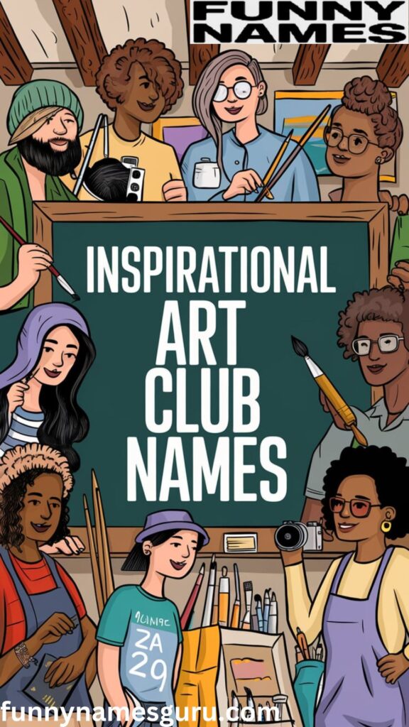 Inspirational Art Club Names