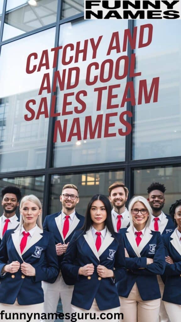 Catchy and Cool Sales Team Names