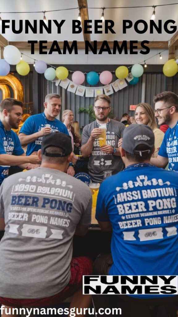 Funny Beer Pong Team Names