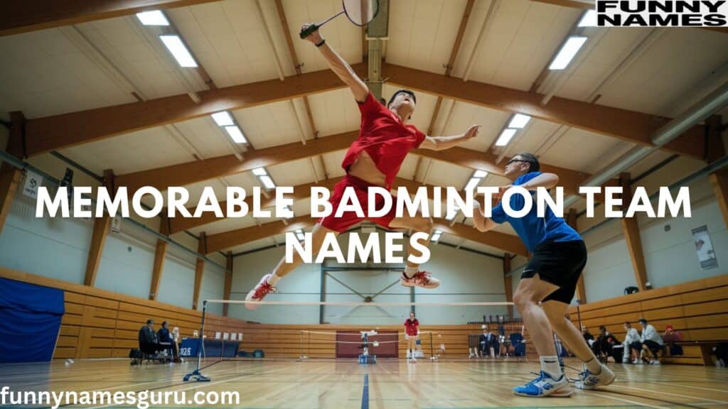 Memorable Badminton Team Names