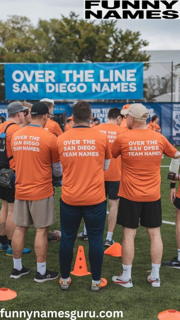 Over the Line San Diego Team Names