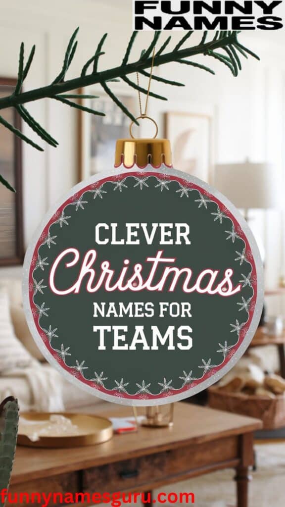 Clever Christmas Names for Teams