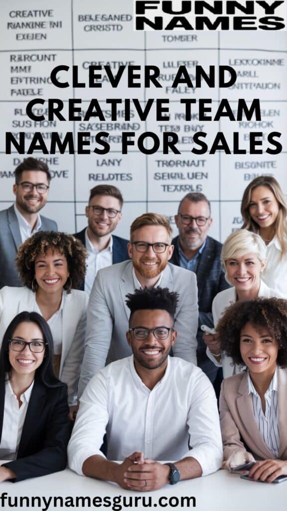 Clever and Creative Team Names For Sales