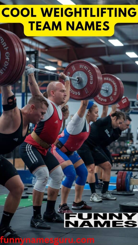 Cool Weightlifting Team Names