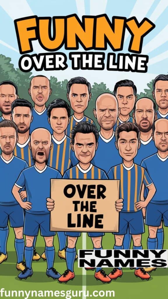 Funny Over the Line Team Names