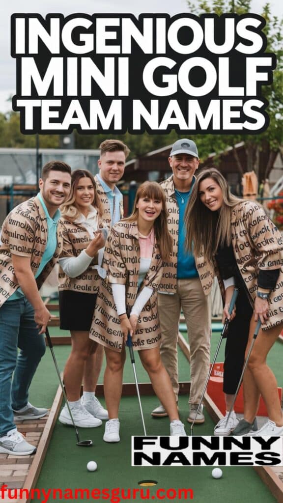 Ingenious Mini Golf Team Names