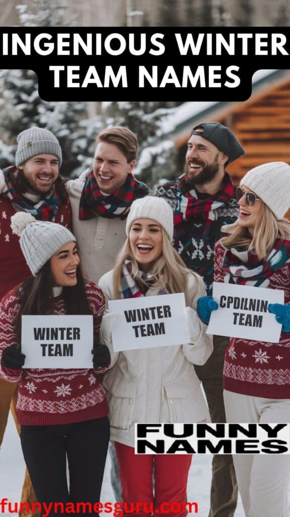 Ingenious Winter Team Names