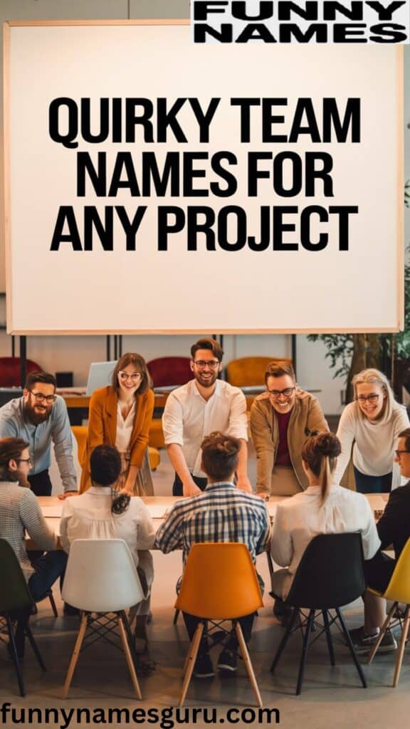 Quirky Team Names For Any Project