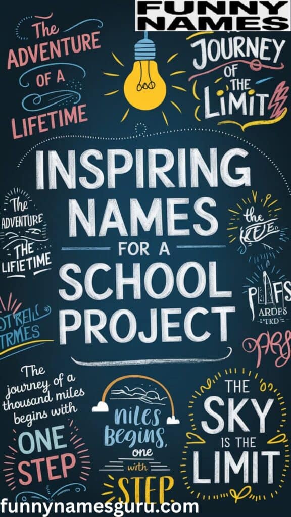 Inspiring Names For A School Project