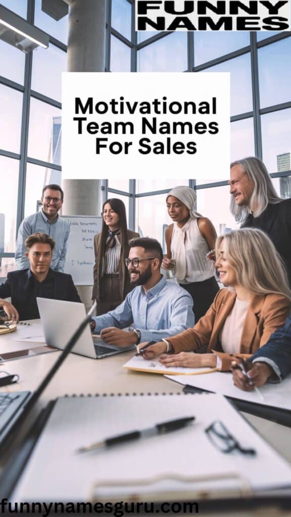 Motivational Team Names For Sales