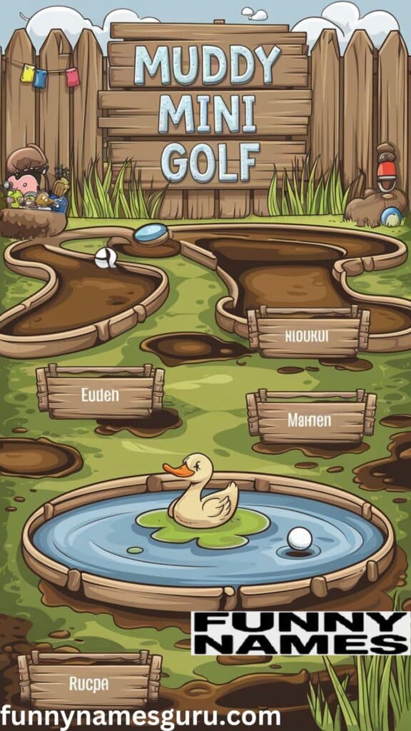 Muddy Mini Golf Team Names