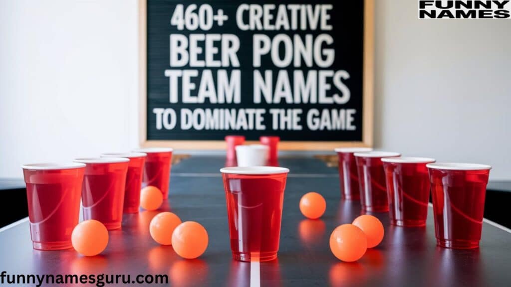 Beer Pong Team Names