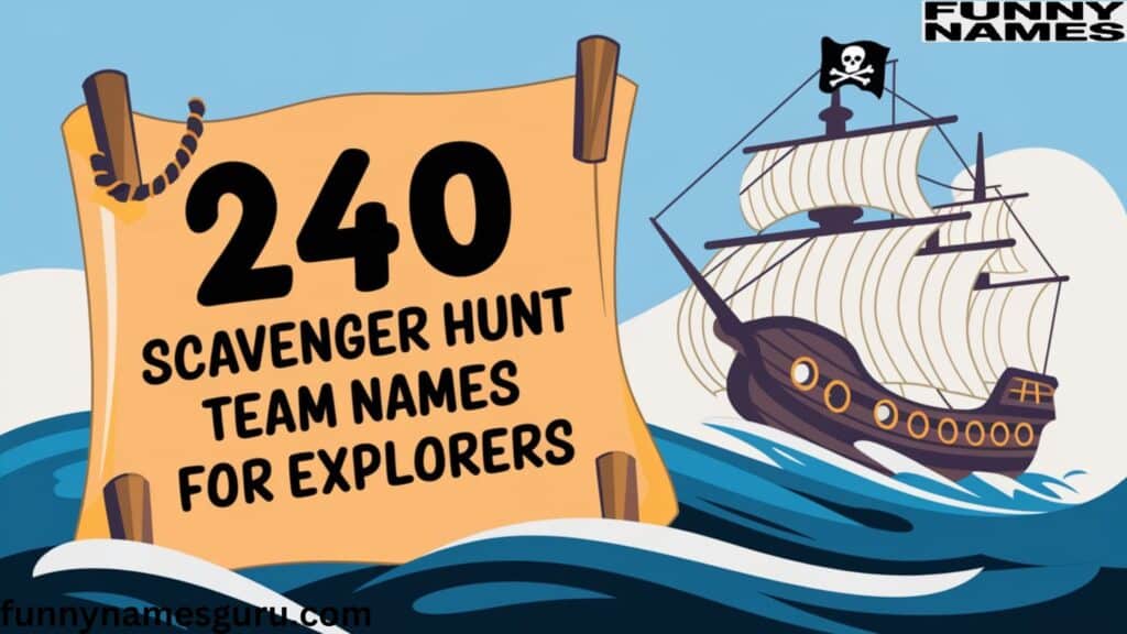 Scavenger Hunt Team Names