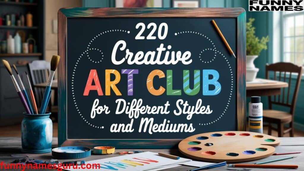 Art Club Names