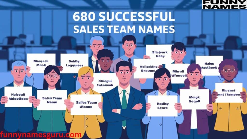 Sales Team Names