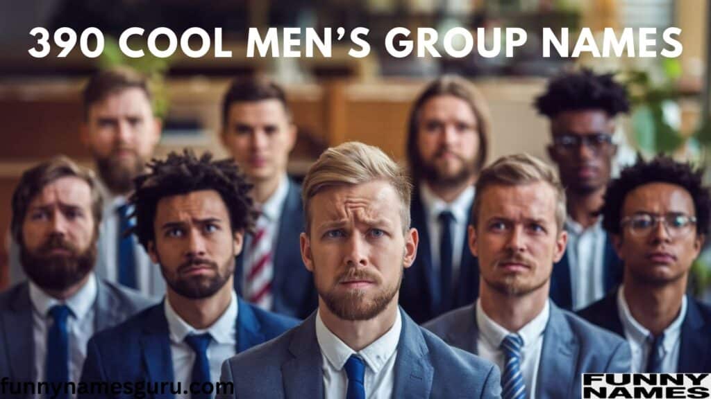 390 Cool Men’s Group Names