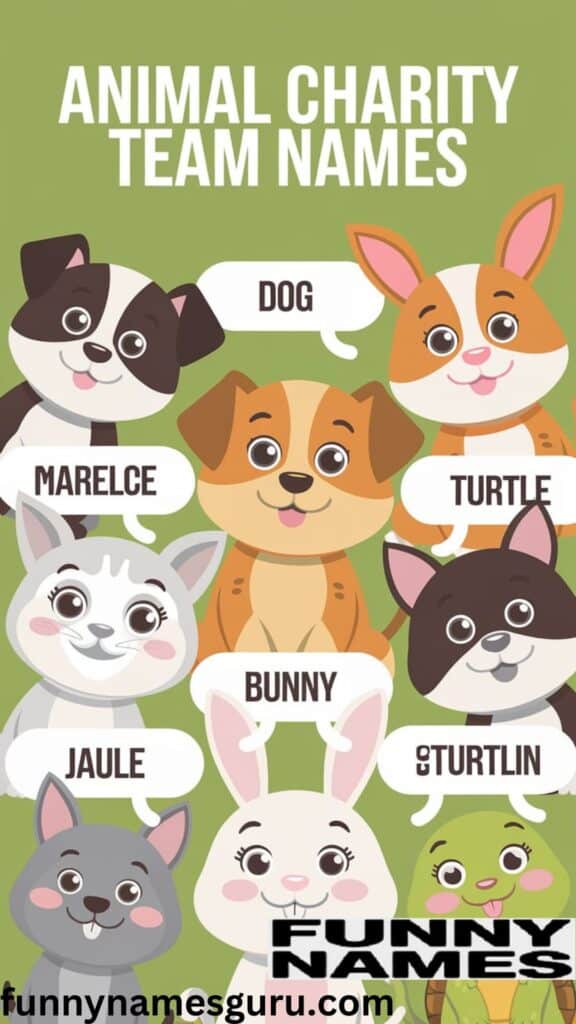 Animal Charity Team Names