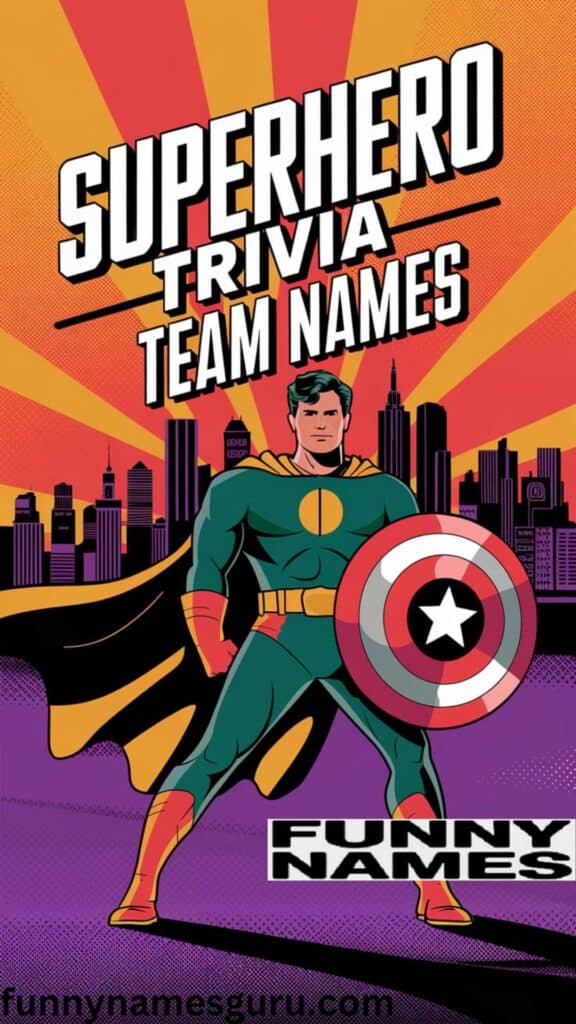 Superhero Trivia Team Names